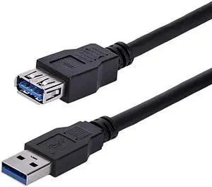 com 1m Black SuperSpeed USB 30 Extension Cable A to A Male to Female USB 3 Extension Cable Cord 1 m USB3SEXT1MBK