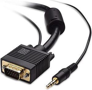 VGA with Audio SVGA Monitor with 35mm Stereo Audio 10 Feet