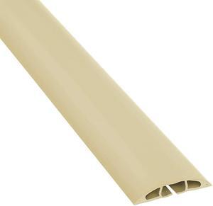 6 Foot Floor Cord Cover Cable Protector CC3 Protect Cords and Prevent Trip Hazards Beige