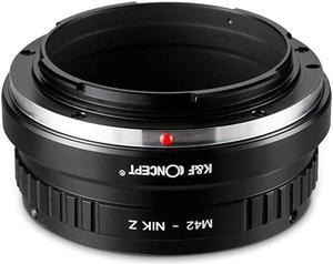 Lens Mount Adapter for Minolta M42 Mount Lens to Nikon Z6 Z7 Camera