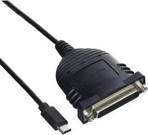 com USB C to Parallel Printer Cable DB25 Female Port for IEEE1284 Printers Bus Powered Printer Cable Adapter USB to DB25 ICUSBCPLLD25