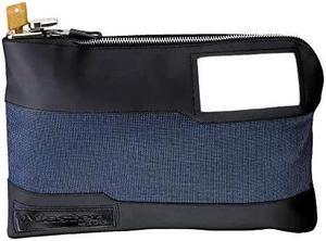 7120D Money Bag with Key Lock 1112 In Long Blue