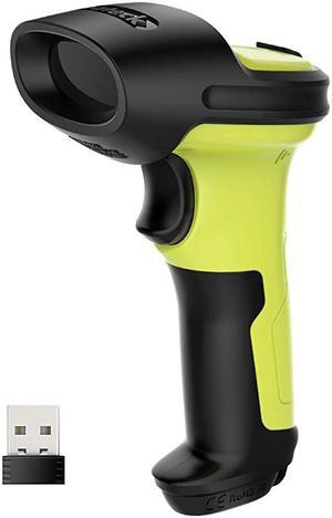 Barcode Scanner Wireless Scanner 2600mAh Battery 35M Range Automatic Scanning BCST60 Green