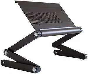 Height and Angle Ergonomic Book Holder reading textbook stand for big heavy books studying in bed couch sitting standing at a desk tablet document laptop durable lightweight aluminumBlack
