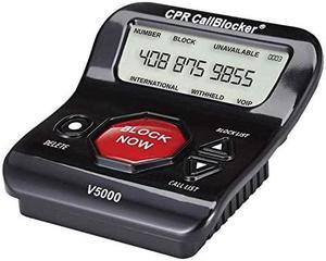 V5000 Call Blocker for Landline Phones Stop All Unwanted Calls at a Touch of a Button Over 1 Million Sold As Seen On TV