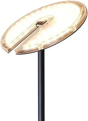 Dimmable LED Torchiere Floor Lamp 270° Tilt Head 3000 Lumens Adjustable Brightness Standing Pole Lamp Reading Light Floor Lamps for Living Room Bedrooms Dorm and Office Black