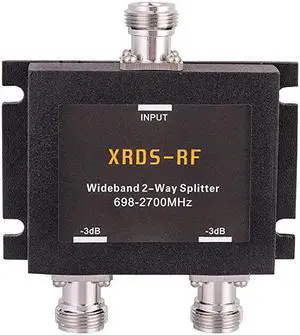 WideBand 2 Way Splitter3dB N Type Female50 Ohm Cellular Signal Splitter for 4GLTE System by  NOT for TV