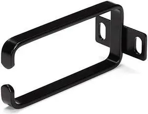 CMHOOK1UN .com 1U Vertical 1.8 x 3.9in Server Rack Cable Management D-Ring Hook w/ Flexible Opening - Network Rack-Mount Cord Organizer Ring (CMHOOK1UN) Black