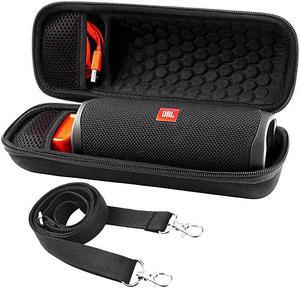 for JBL FLIP 5 Waterproof Portable Bluetooth Speaker. Hard Travel Storage Holder for JBL FLIP 4 and USB Cable&Adapter.(Only)