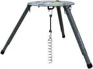 11773 TR1518 Satellite Tripod Mount Compatible with Carryout Pathway and Playmaker RV Satellite Antennas Adjustable Height Gray