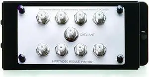 OnQ VM1002 1X8 Enhanced Passive Video Splitter Silver