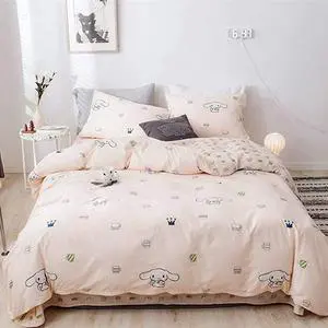 Cute Cinnamoroll Print Kids Girls Bedding Duvet Cover Set Twin Soft Cotton Reversible Animal Dogs Pink Teens Boys Bedding Sets Twin 3 PC Single Bed Comforter Covers with Zipper Closure Cute Cinnamoroll Print Kids Girls Bedding Duvet Cover Set Twin Soft Cotton Reversible Animal Dogs Pink Teens Boys Bedding Sets Twin 3 PC Single Bed Comforter Covers with Zipper Closure