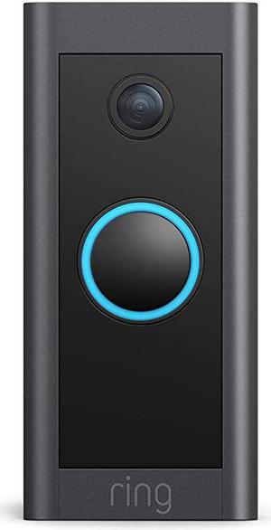 Ring Video Doorbell Wired  Convenient, essential features in a slimmed-down design, pair with Ring Chime to hear audio notifications in your home (existing doorbell wiring required) - 2021 release
