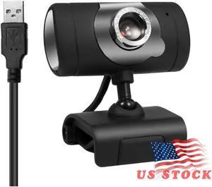 HD 480P Webcam with Mic Clip CMOS Image for Computer PC Laptop TV Box