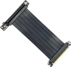 20cm X16 PCI-E Riser Cable,  3.0 x16 PCI Express Riser Extender, Flexible High Speed 90 Degree GUP Riser Cable for Graphics Card Vertical Mount - BTC bitcoin mining