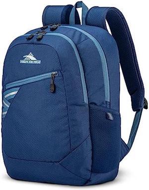 High Sierra Outburst 2.0 Backpack with Padded Sleeve, Graphite Blue/True Navy