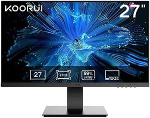 KOORUI 24 Inch Computer Monitor, Build-in Speakers, IPS Display FHD 1080p  100Hz
