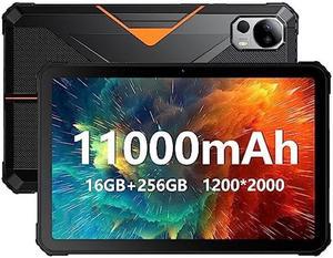 FOSSIBOT DT1 10.4 inch Android 13 Tablet,11000mAh Rugged Tablet 2K  FHD+16GB+256GB Tablet 48MP+16MP Camera Smart Tablet IP68-69K Waterproof  Tablet 4G