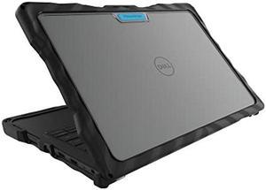 Gumdrop DropTech Case Fits Dell Latitude 3140 (Clamshell). Designed for Kids, K-12 Students, Teachers, and Classrooms - Drop Tested, Rugged, Shockproof Bumpers for Reliable Device Protection - Black