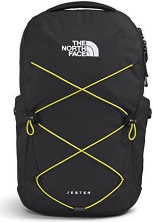 THE NORTH FACE Jester Commuter Laptop Backpack, TNF Black Light Heather/Sulphur Spring Green, One Size