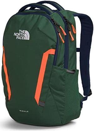 THE NORTH FACE Vault Commuter Laptop Backpack, Pine Needle/Summit Navy/Power Orange, One Size