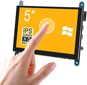 5 inch Resistive Touch Screen 800x480 HDMI TFT LCD Display Module Touchscreen Portable Monitor for Raspberry Pi 3 2 Model B RPi 1 B B+ A A+