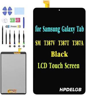 HPDELGB for Samsung Galaxy Tab A 80 2018 T387 SMT387V T387T T387A LCD Display Touch Screen Digitizer Assembly Black