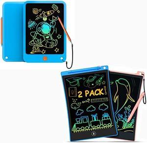 bravokids LCD Writing Tablet 10 Inch, 10 inch Colorful Doodle Board 2 Pack
