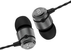 SoundMAGIC E50 Wired Earbuds No Microphone in Ear Monitor HiFi Earphones Noise Isolating Headphones Comfortable Fit Gunmetal