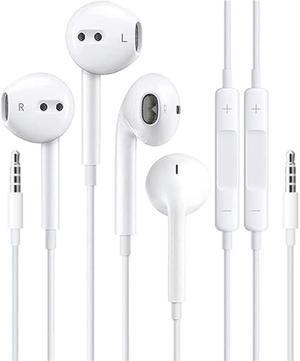 2 PacksApple Earbuds Wired iPhone Headphones with 35mm Plug Apple MFi Certified with Builtin Microphone  Volume Control Compatible with iPhoneiPadiPodPCAndroid Most 35mm Audio Devices