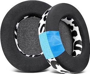 SOULWIT CoolingGel Replacement Earpads for Steelseries Arctis Nova Pro Wired Nova 11X1P3477X7P Headphones Ear Pads Cushions with Noise Isolation Foam Added Thickness  Snow Leopard