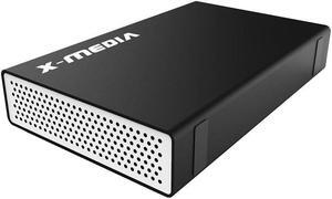 X-MEDIA XM-EN3451 3.5-Inch USB 2.0 IDE SATA Aluminum Hard Disk Drive HDD External Enclosure Case, Support 3.5-Inch IDE, 3.5-Inch SATA/SSD Hard Disk Drive