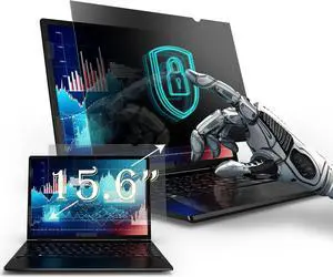 Privacy Screen Filter compatible with 15.6 Inches Laptop, Anti-Glare and Anti Blue Light Screen Protector