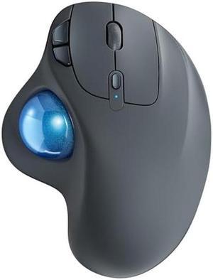 Nulea Wireless Trackball Mouse, Rechargeable Ergonomic, Easy Thumb Control, Precise & Smooth Tracking, 3 Device Connection (Bluetooth or USB), Compatible for PC, Laptop, iPad, Mac, Windows, Android