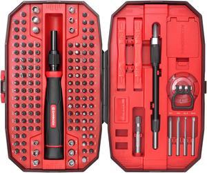 SHARDEN Precision Screwdriver Set 153 in 1 Small Screwdriver Set with Case Magnetic Electronic Repair Tool Kit for Computer, Laptop, Cell Phone, PC, iPhone, MacBook, PS5, PS4, Xbox, Eyeglasses, Watch
