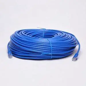 UbiGear 200ft Blue RJ45 CAT6 Ethernet LAN Network Internet Computer Solid Wire 23 AWG UTP Cable
