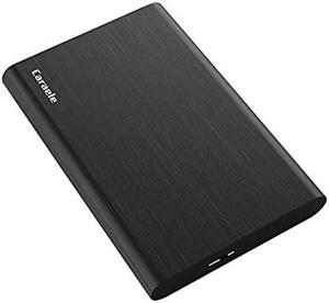 Caraele 750GB Ultra Slim Portable External Hard Drive USB3.0 HDD Storage Compatible for PC, Desktop, Laptop, MacBook, Chromebook, Xbox One, Xbox 360, PS4 (Black)