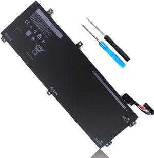 Emanjor 56Wh RRCGW H5H20 Laptop Battery for Dell XPS 15 9550 15-9550 9560 9570 Precision 5510 5520 5530 Series P56F P56F001 62MJV M7R96 0RRCGW 062MJV 5D91C 11.4V 3-Cell