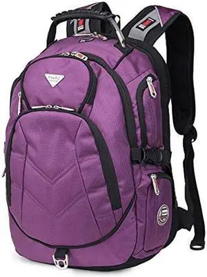 FREEBIZ Laptop Backpack 19 Inch, Gaming Laptops Back Pack for 19.5,18, 18.4 Macbook Notebook Computer for Man Woman Purple (19 inches, Purple)