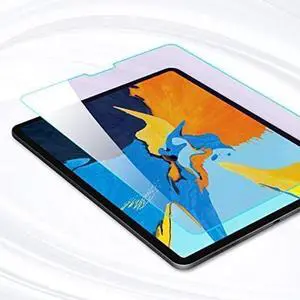 PERFECTSIGHT Anti Blue Light Screen Protector Compatible with iPad Pro 12.9 Inch (2022/2021/2020/2018 Model), Blue Light Filter Anti Fingerprint Tempered Glass [1 Pack]