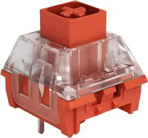 Kailh Box Key Switches for Mechanical Gaming Keyboards | Plate Mounted (Kailh Box Chinese Red, 65 Pcs)