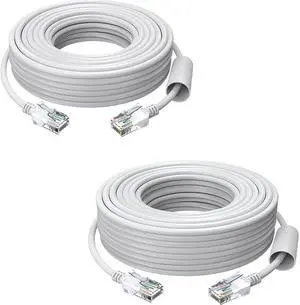 ZOSI Cat5e Ethernet Cable 60ft High Speed Network RJ45 Wire Cord 8 pin 1000Mbps 155Mhz in Wall,Outdoor,Weatherproof for POE Security Cameras System,PoE Switch,Internet Router,Computer Cat5e ETH