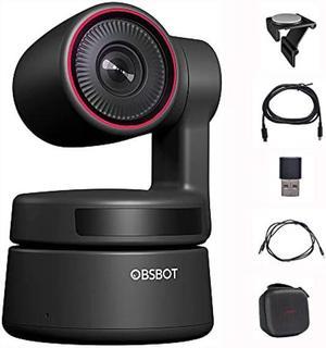 OBSBOT Tiny 4K PTZ Webcam,4K AI Powered Framing Autofocus Gesture Control HDR Video Conference Camera with 4X Zoom for Video Chat Online Meeting Online Class Live Streaming
