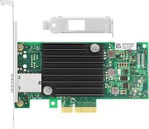 Euqvos PCIe Ethernet Network Card for Intel X550-T1 ELX550AT Chipset PCIe 3.0 X4 10Gb Single Port RJ45 LAN Card Support Windows Server/Windows/Linux/VMware/ESX