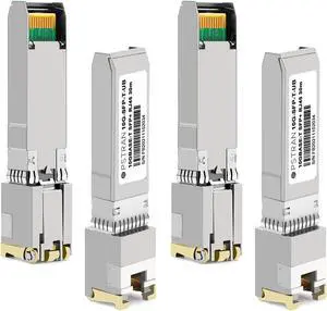 OPSTRAN 10GBASE-T SFP+ RJ45 Copper Transceiver Module Compatible with Ubiquiti Unifi Ufiber UF-RJ45-10G 10G SFP+ 30m Cat6a/7 4 Pack