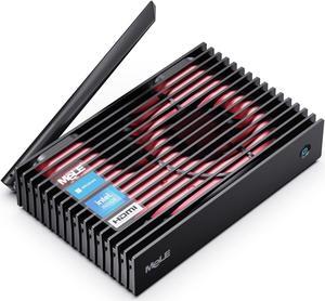 MeLE Mini PC Fanless PCG35HD N5105 Windows 11 Pro Micro Computer 8GB 128GB Small Desktop Server Three Monitor 4K WiFi6 Gigabit Ethernet BT5.2 PXE Unlock BIOS Auto Power on Industrial IoT Business