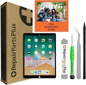 Repair Parts Plus for iPad Pro 10.5 Screen Replacement LCD Display and Glass Touch Digitizer Premium Kit (10.5", 2017, A1701 | A1709) + Tools + Adhesive - Black
