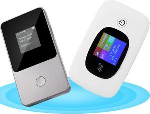 VSVABEFV 4G LTE Portable WiFi Hotspot for Travel and 4G LTE Travel WiFi Router with SIM Card Slot