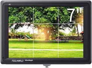 FEELWORLD FW279 7 Inch Ultra Bright 2200nit Daylight Viewable Full HD 1920x1200 IPS Panel DSLR On Camera Field Monitor 4K HDMI Input/Output Video Assist Peaking Focus