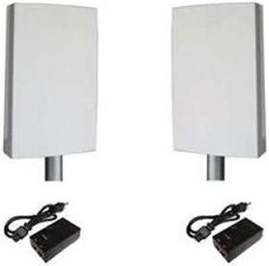 New! EZBR-Dual-AC-Dual Radio, High Power, Outdoor Wireless Bridge System 2.4GHz and 5GHz, 867Mbps Data Rate, Up to 3 Miles Range